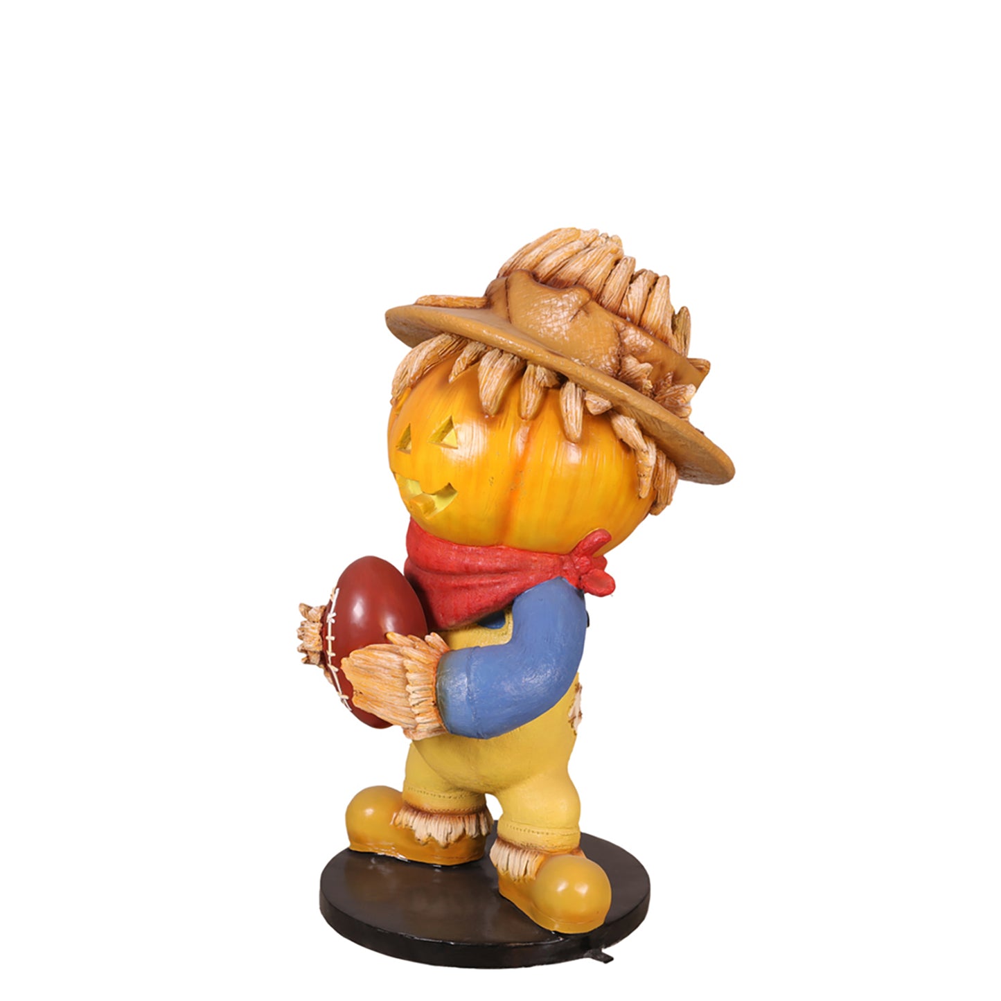 Pumpkin Scarecrow Family Boy 4.5' Tall