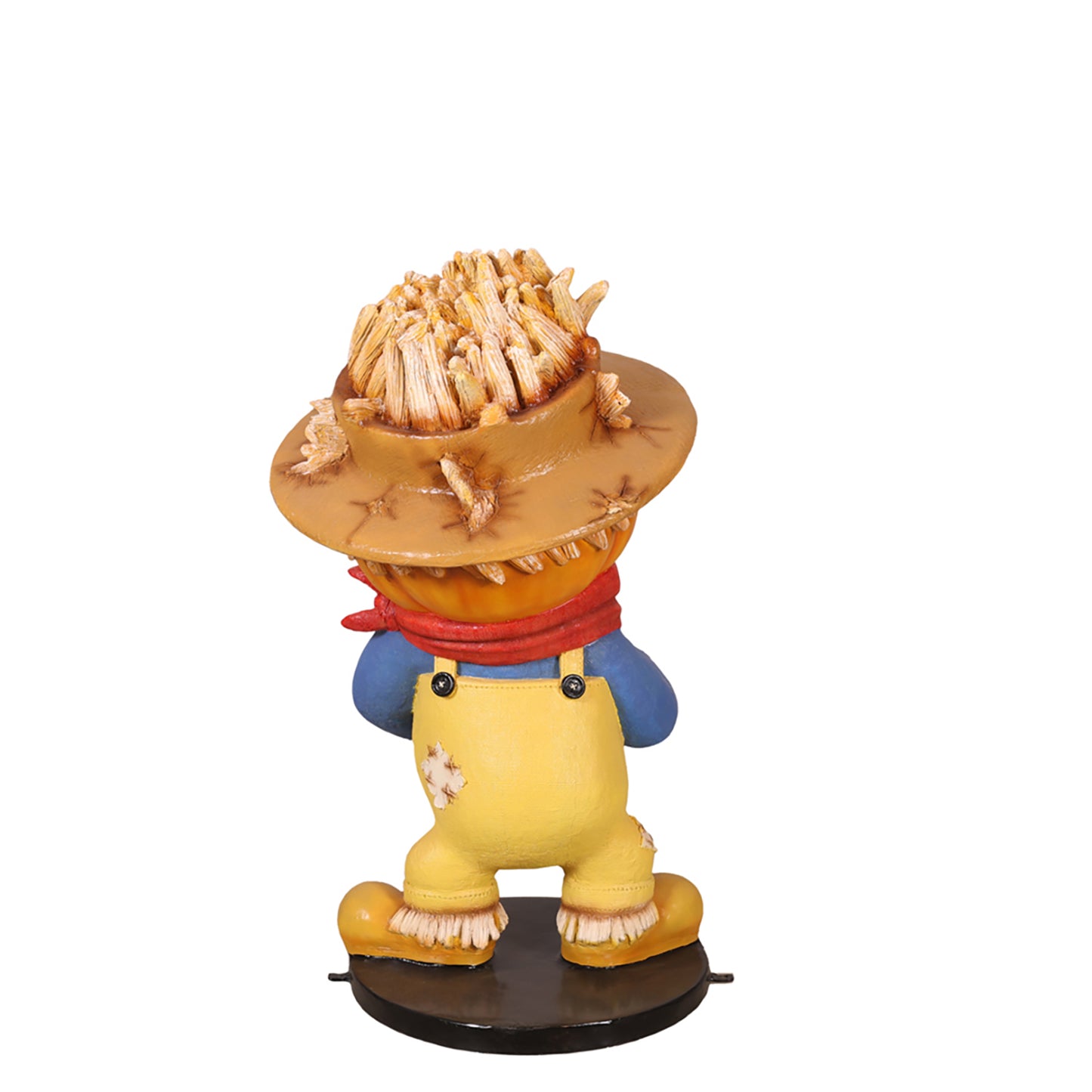 Pumpkin Scarecrow Family Boy 4.5' Tall
