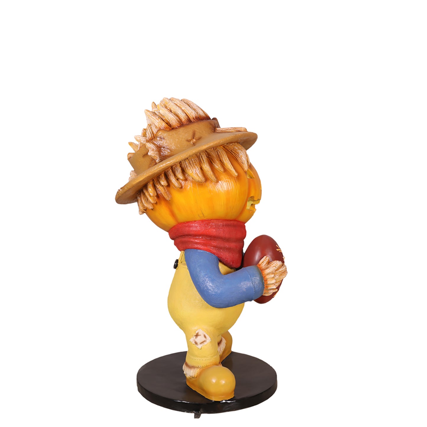 Pumpkin Scarecrow Family Boy 4.5' Tall