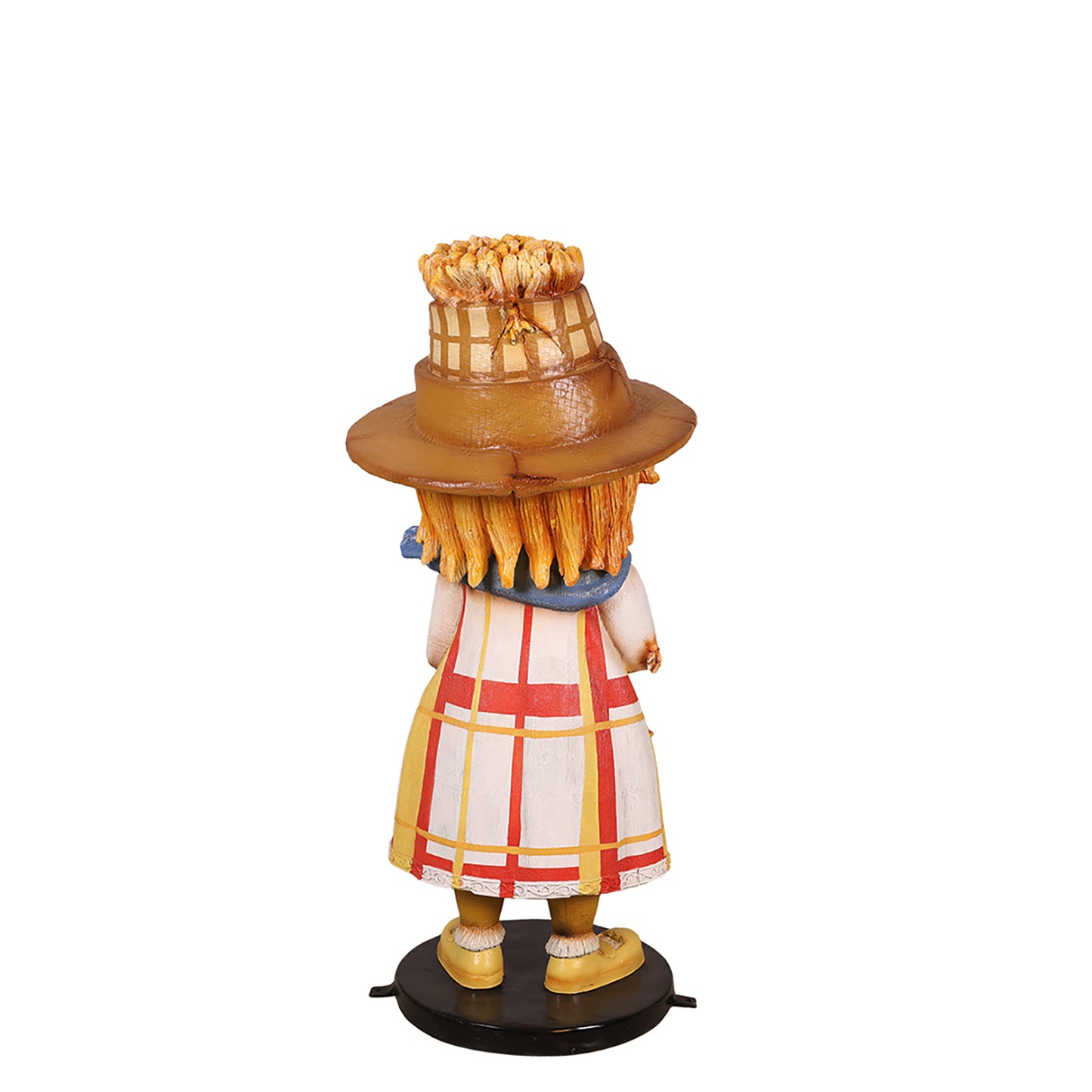 Pumpkin Scarecrow Family Girl 4.5' Tall