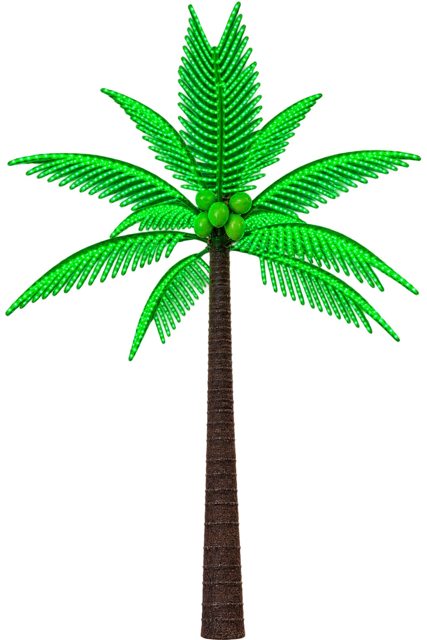 13' Green LED Palm Tree