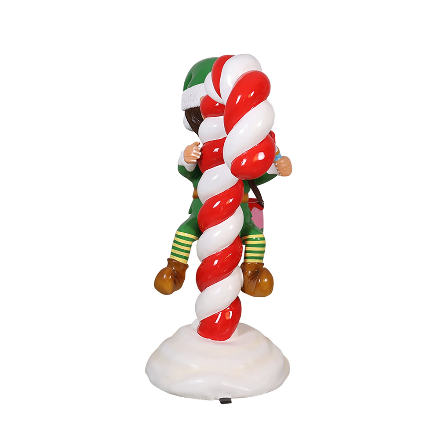 Elf Climbing Candy Cane 48"