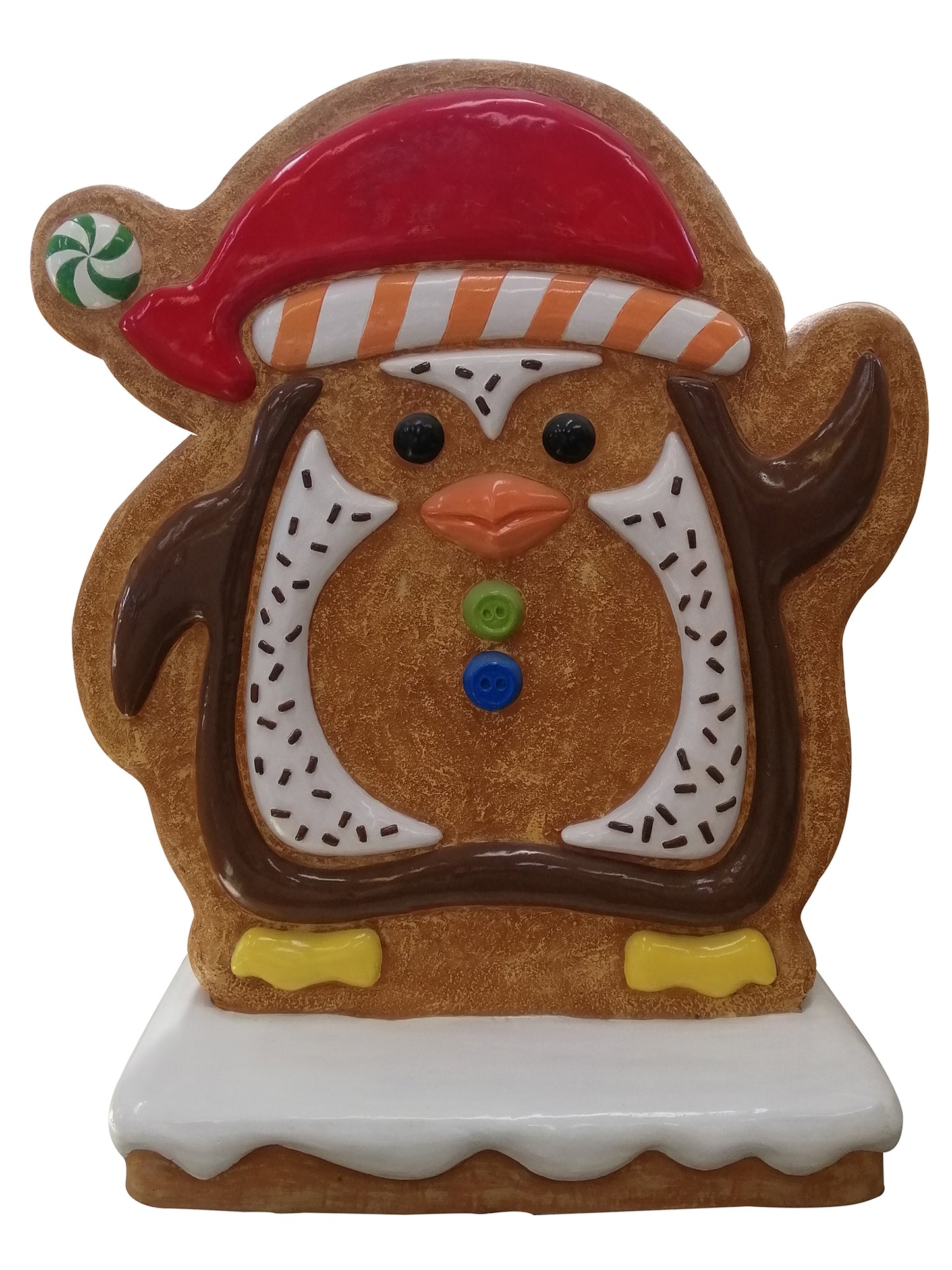 Gingerbread Penguin with Base