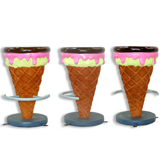 2.75' Strawberry Ice Cream Bar Stool