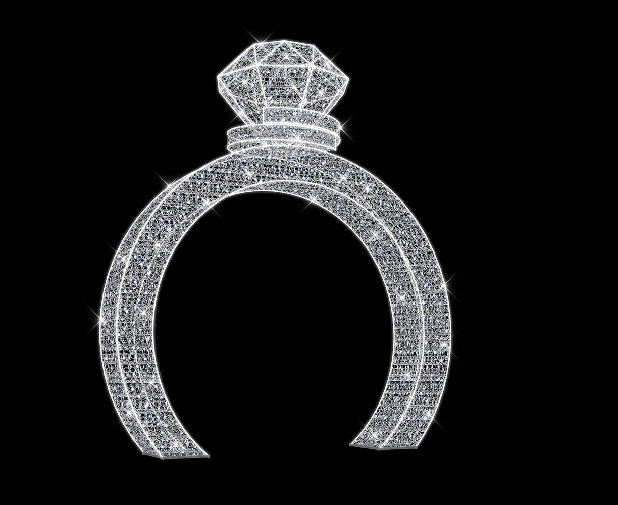 12' Diamond Ring Ground Mount
