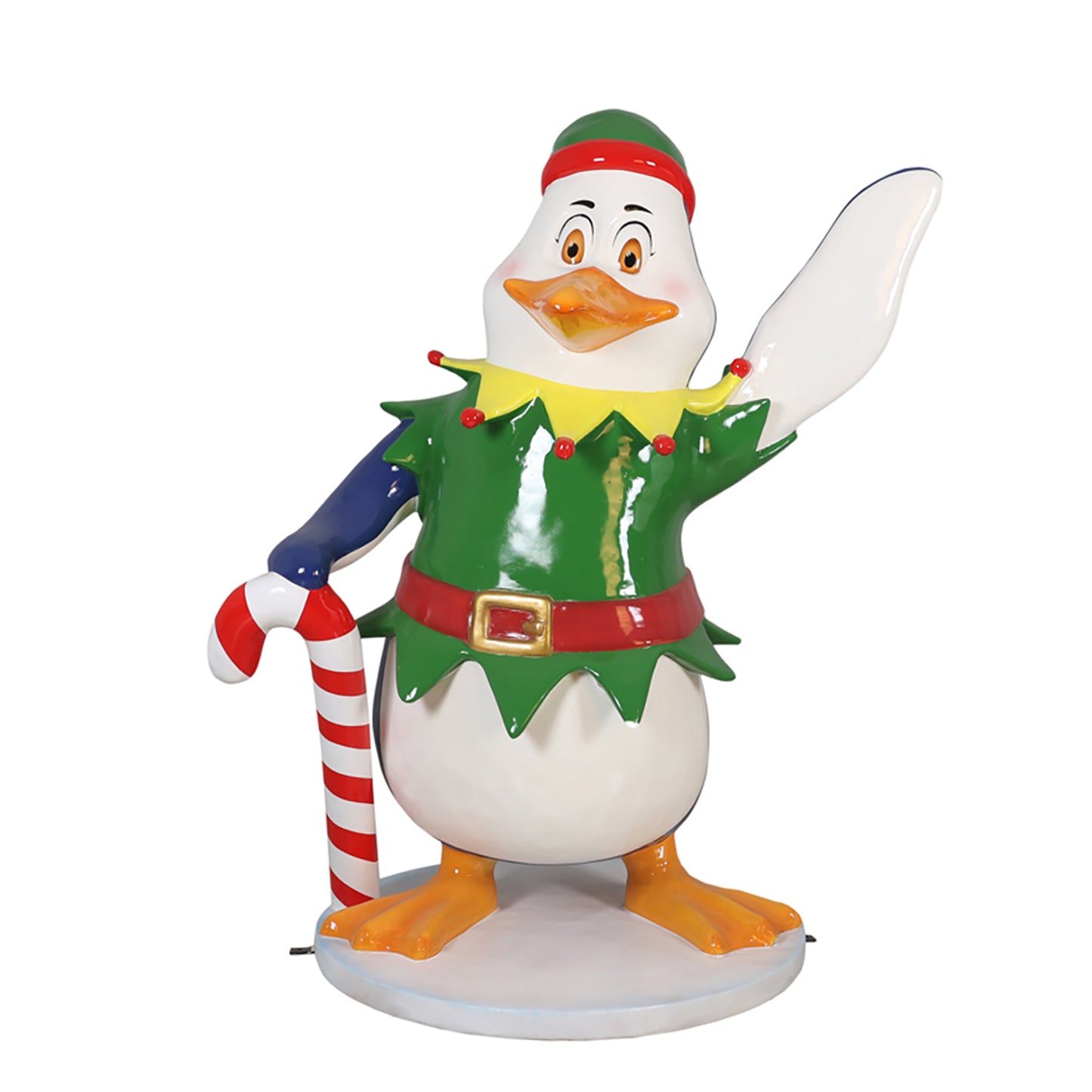 Funny Penguin Dressed as an Elf