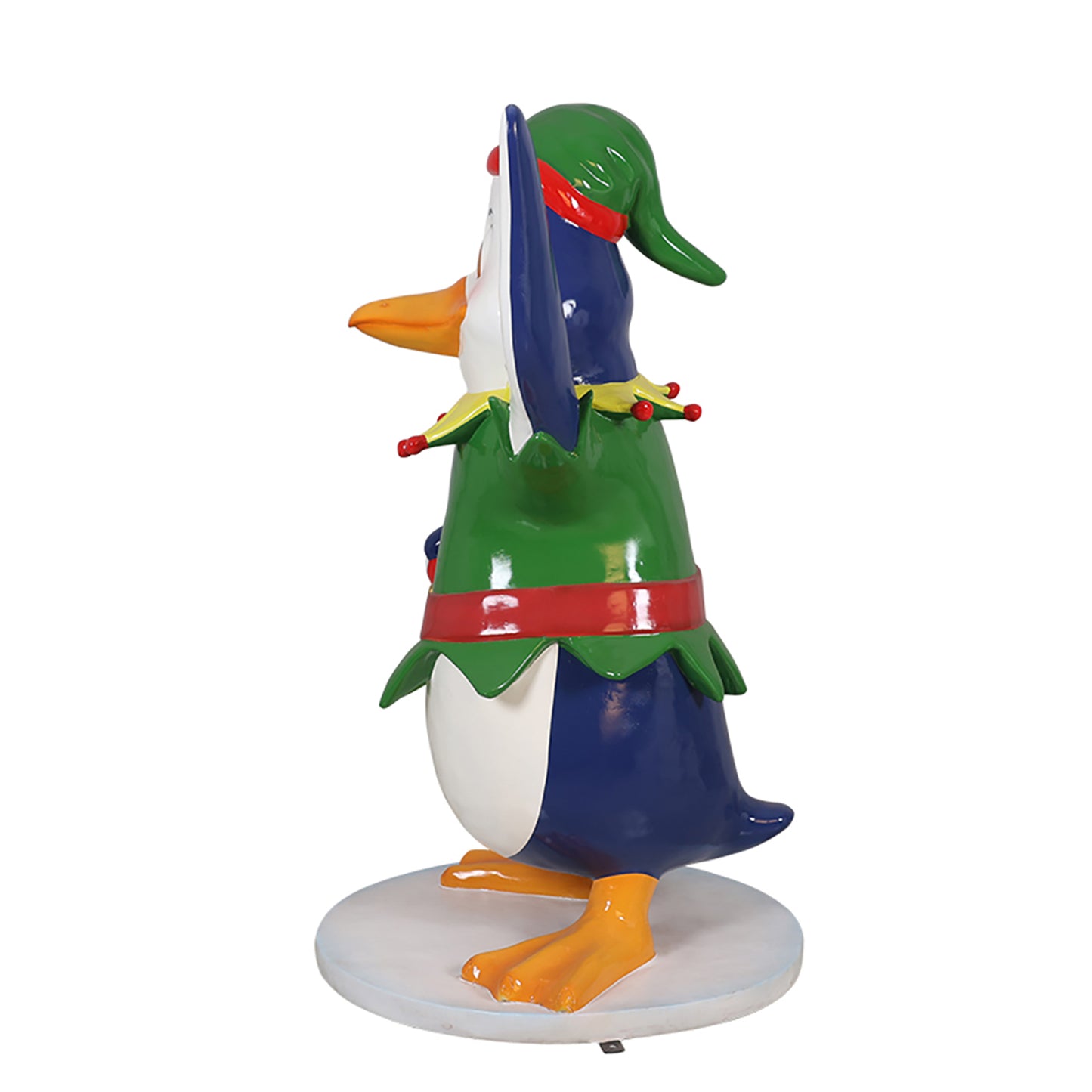 Funny Penguin Dressed as an Elf