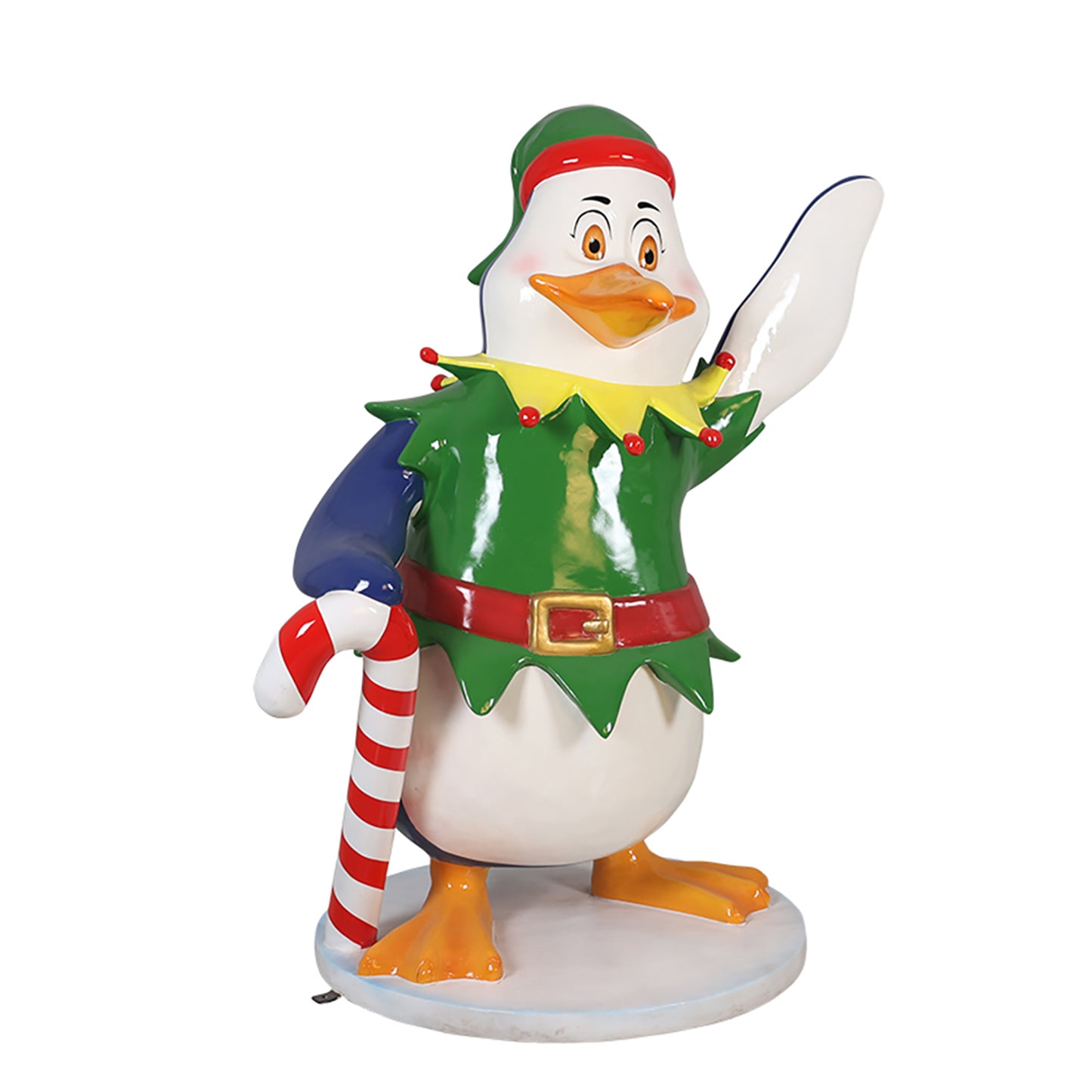 Funny Penguin Dressed as an Elf