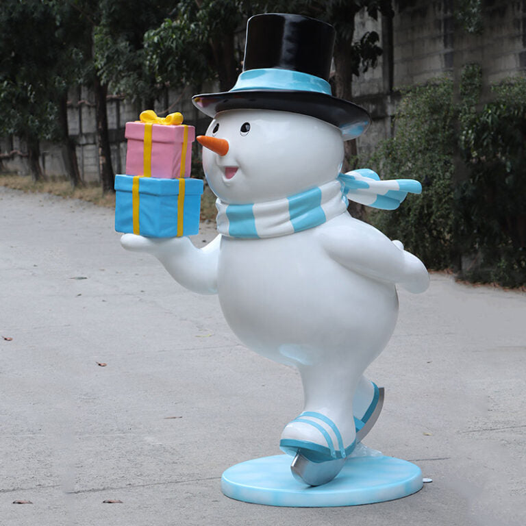 5.5' Skating Snowman Pa