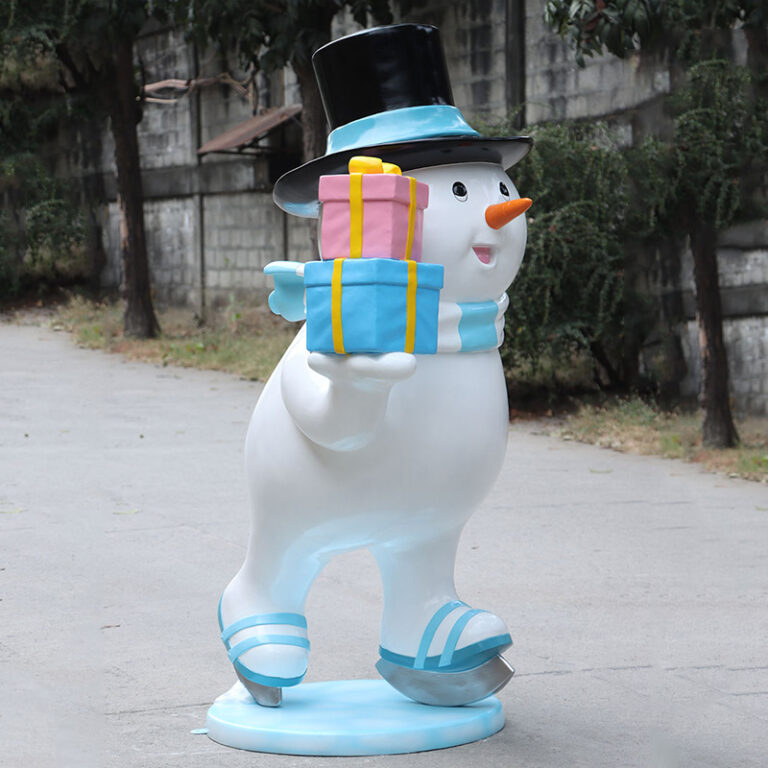 5.5' Skating Snowman Pa