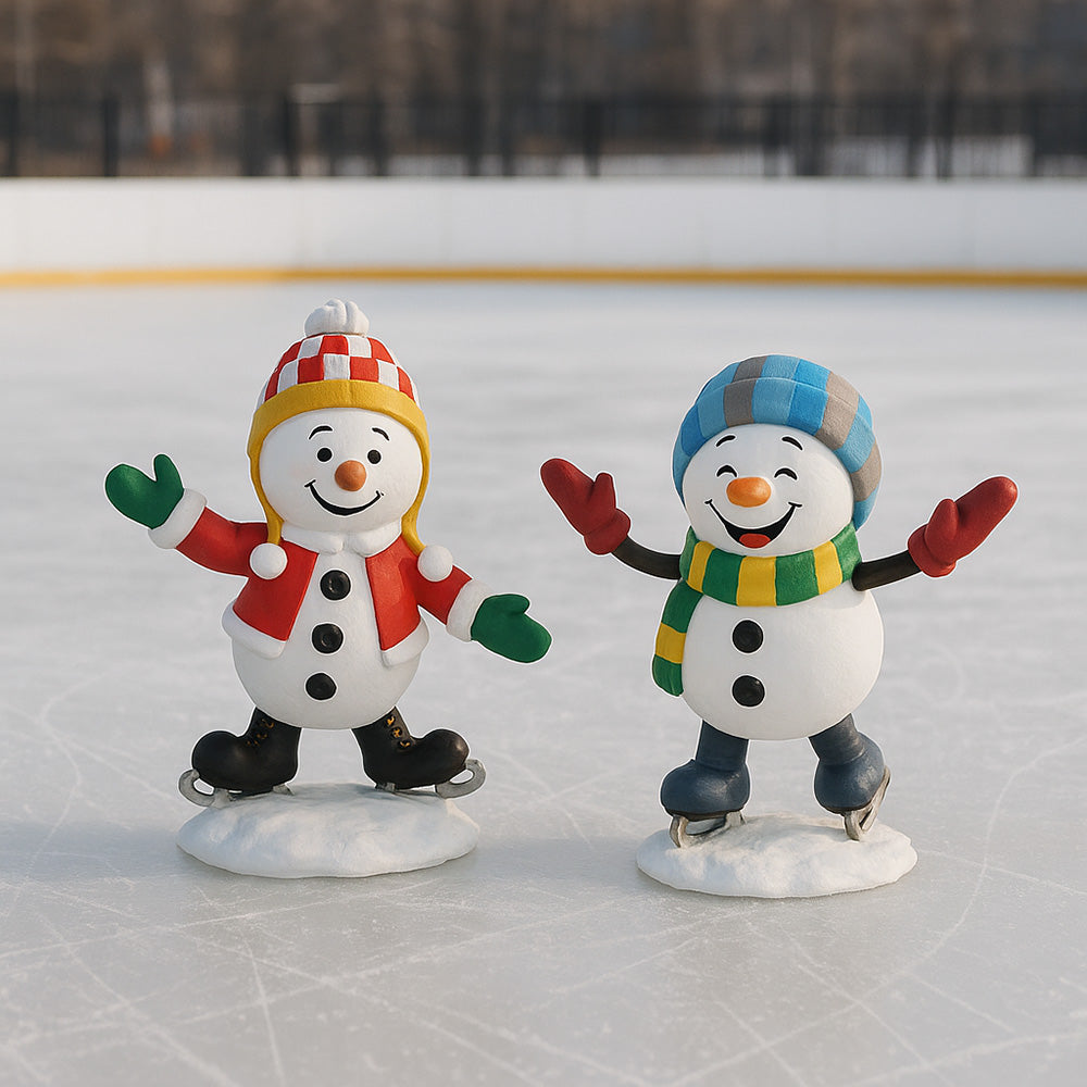 Snowboy Ice Skating