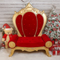 Deluxe Red and Gold Throne