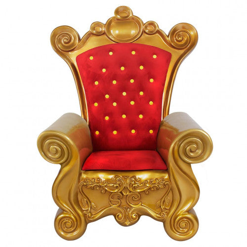 Gold and Red Santa Throne