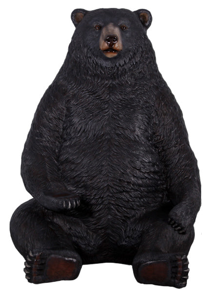 Jumbo Black Bear Sitting
