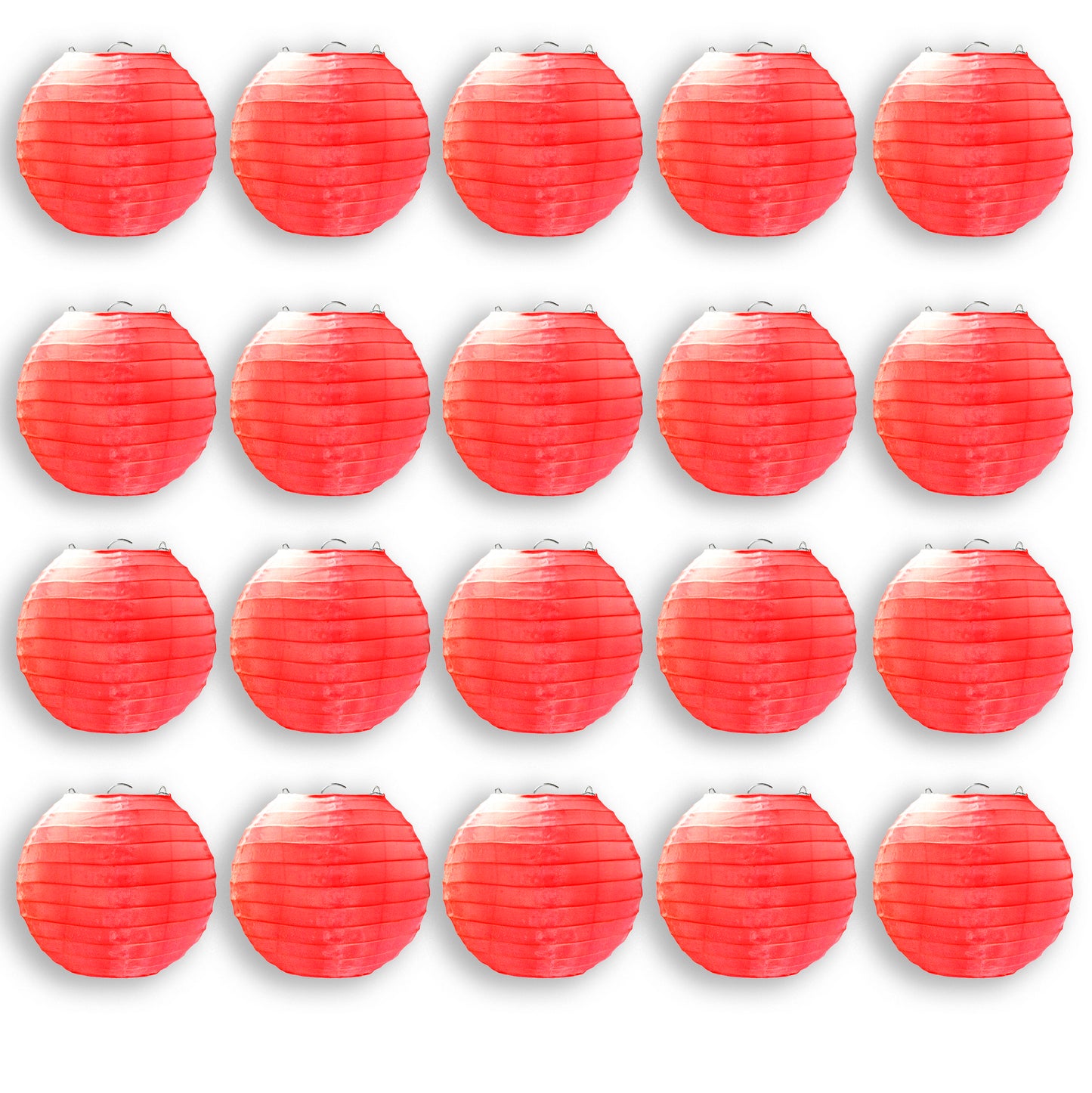 20 Pack 6" Red Lanterns