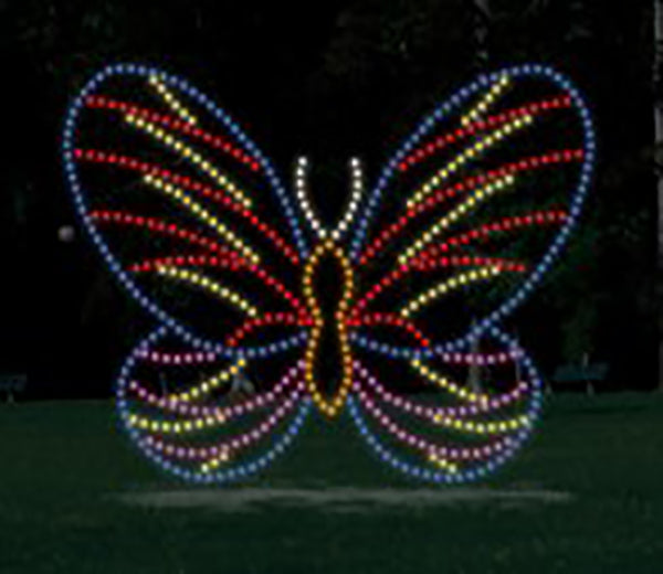 7.5' Butterfly with Lines in Wings
