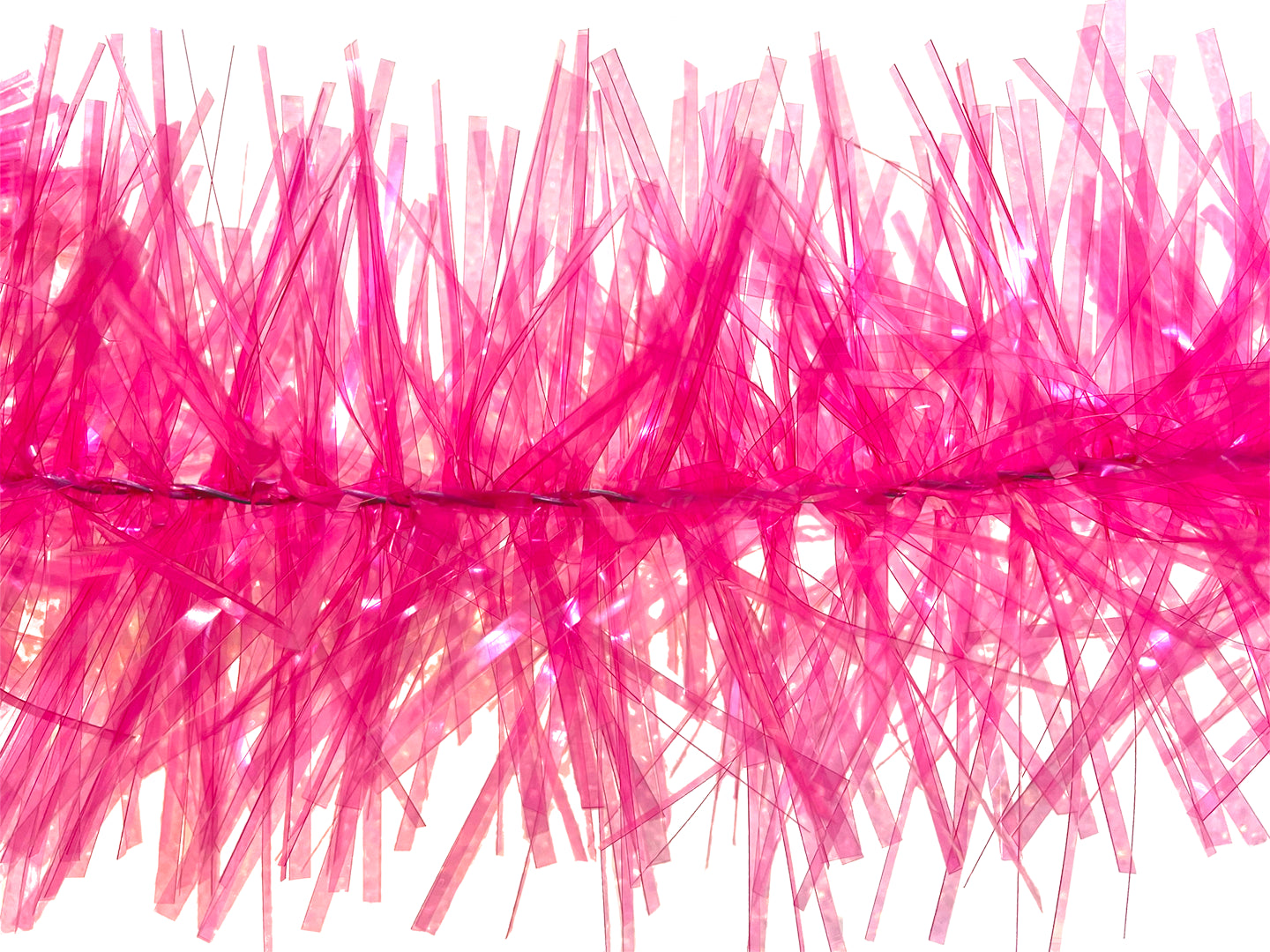 6" Translucent Pink Garland 20' Sections