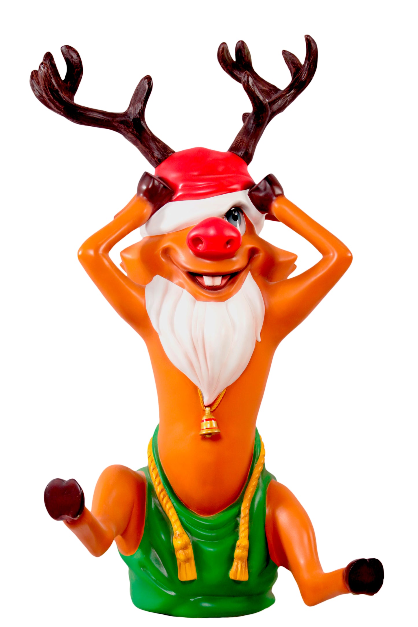 4.5' Santa Reindeer