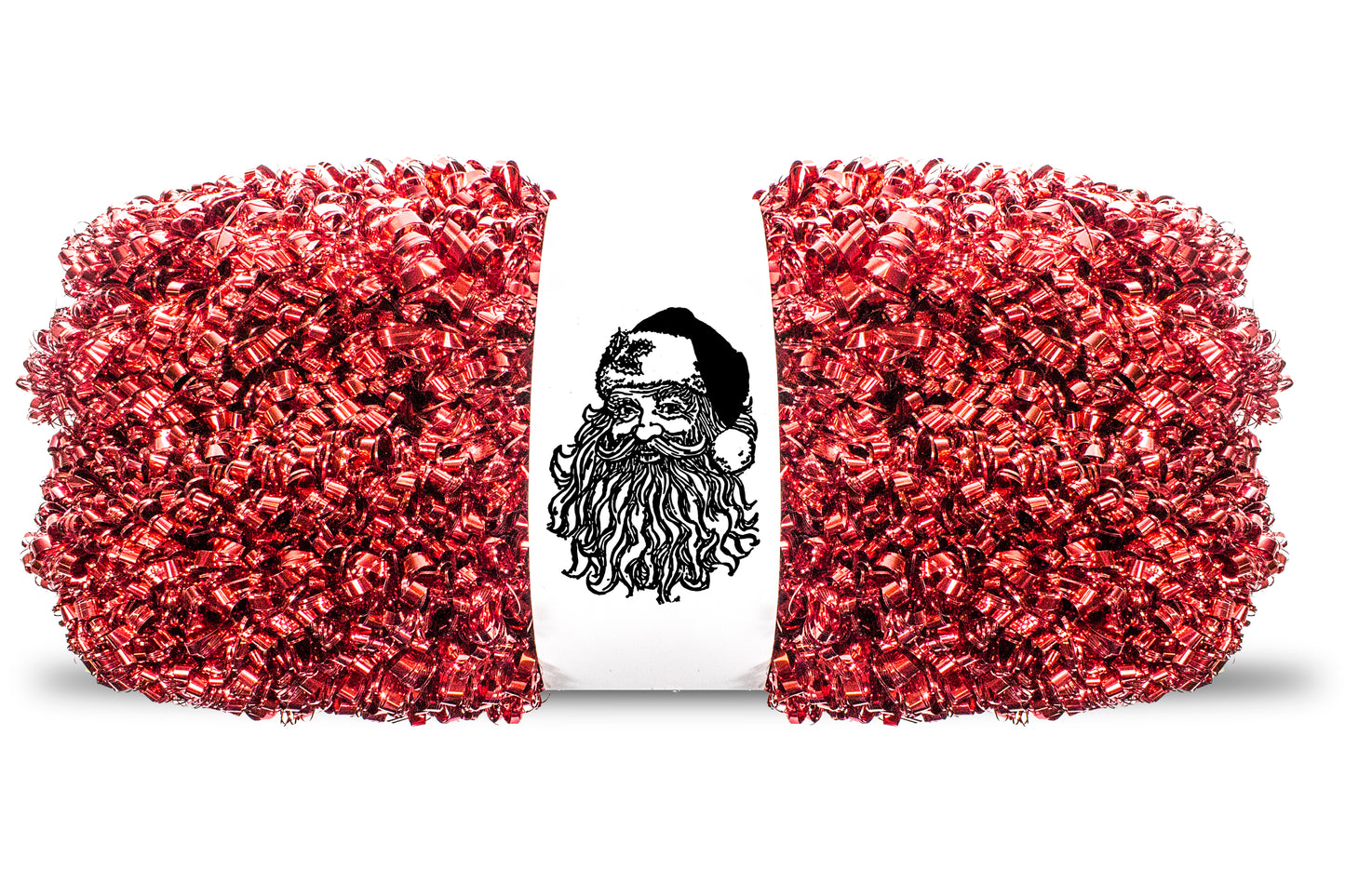 100' Red Metallic Tinsel Garland