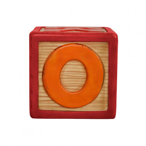 1.5' Red Toy Block with DGKORV Letters