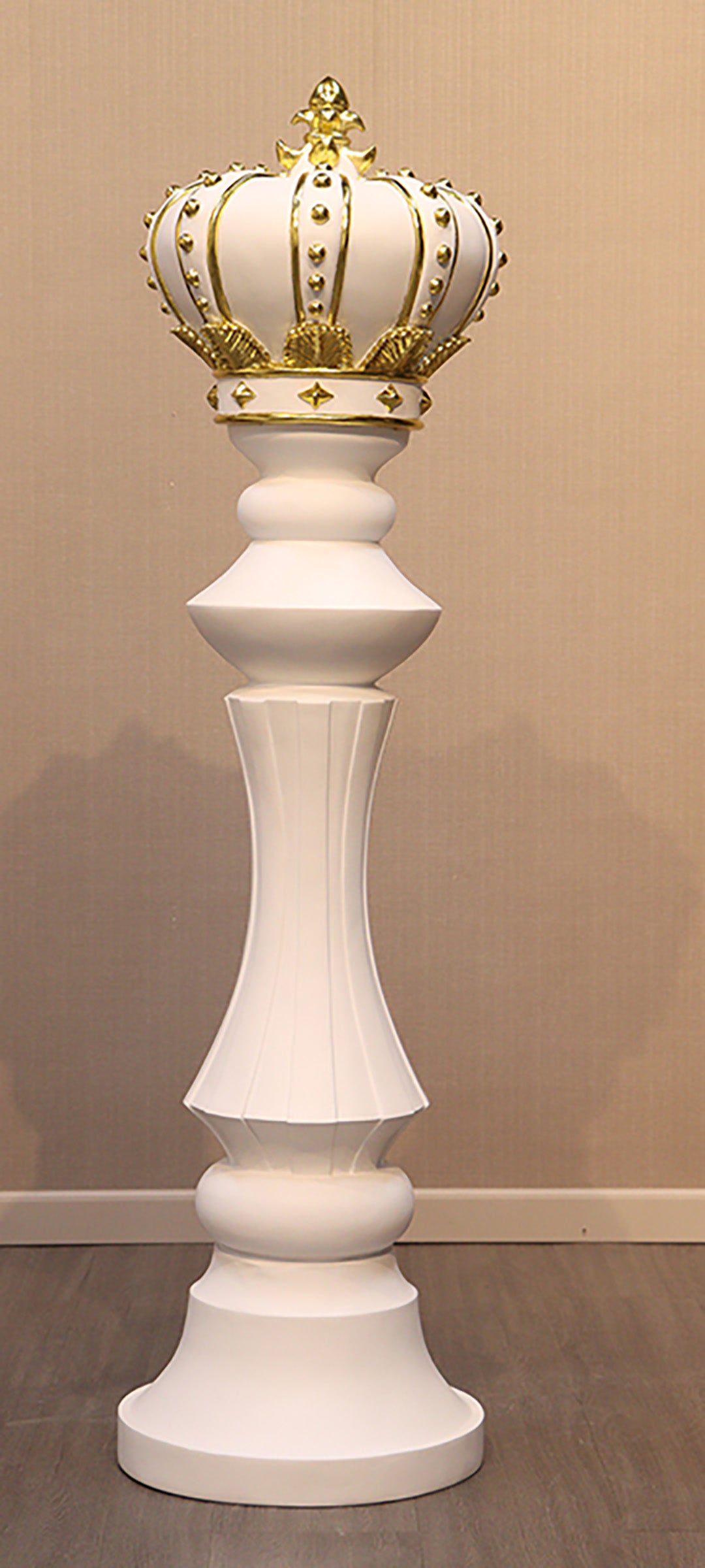 5' white king chess piece