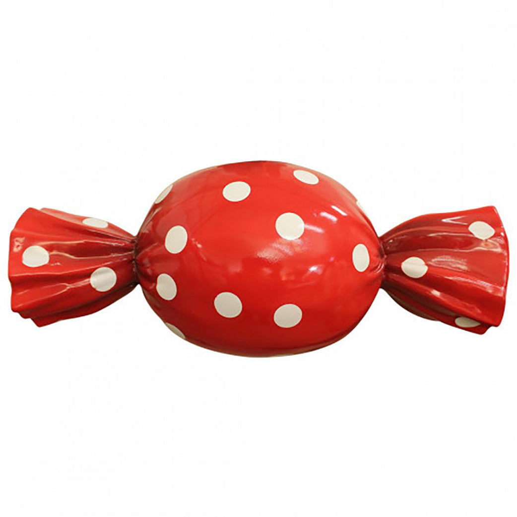 Red Wrapped Oval Candy