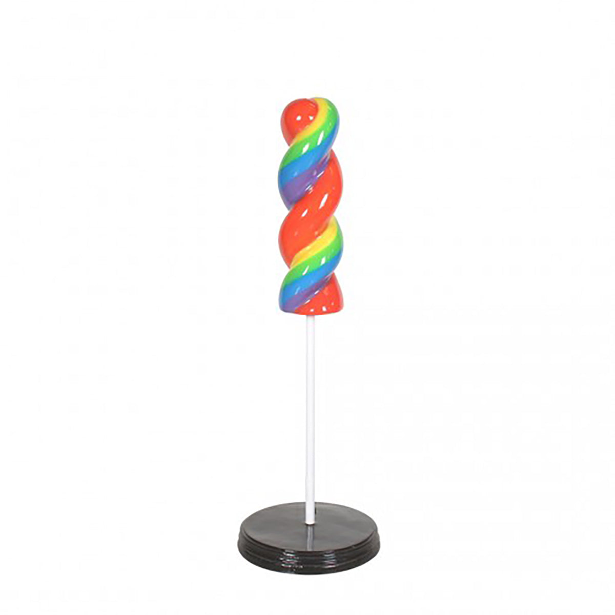 Rainbow 3.5' Twisted Lollipop