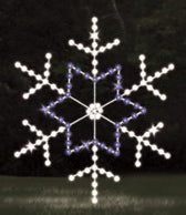 6' Simple Star Snowflake