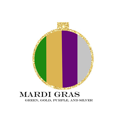 Mardi Gras - Holiday Ornaments