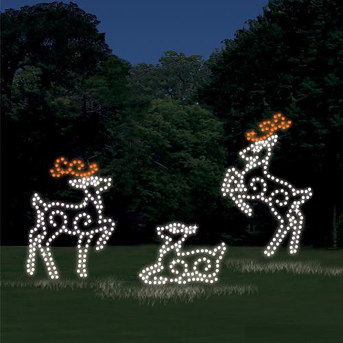 Reindeer - Silhouette Lighting Displays