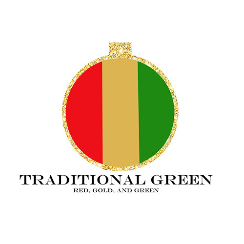 Traditional Green - Holiday Ornaments