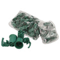 100 Pack Replaceable E17 C9 Green Sockets