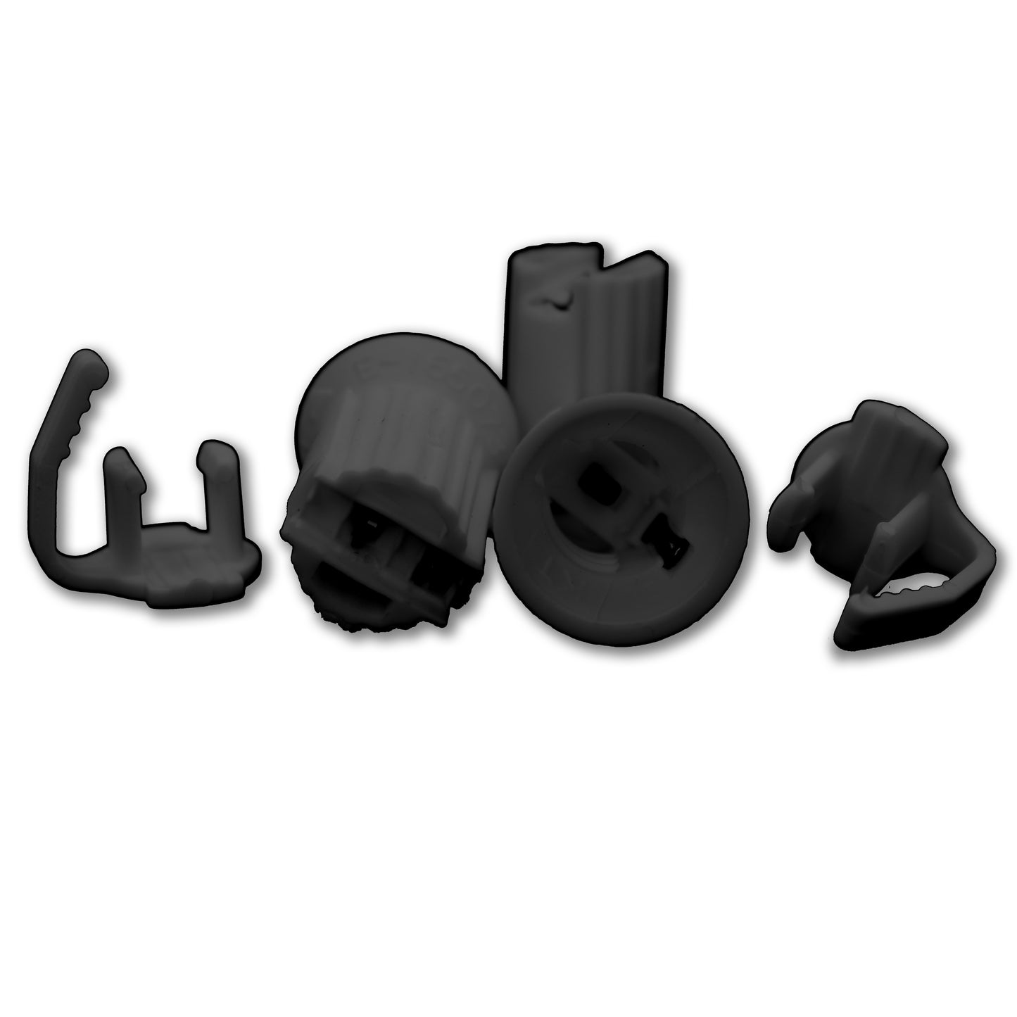 100 Pack Replacement E17 C9 Black Sockets