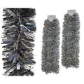 2 Pack 6' Deluxe Silver Tinsel Garland