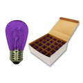 25 Pack T50 Glass Purple Retrofit Lamp