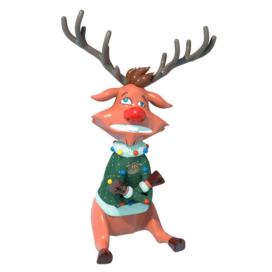 4.5' Freezing Reindeer