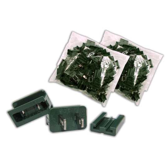 50 Pack Green Male Electrical Receptacle Slide-On SPT-1