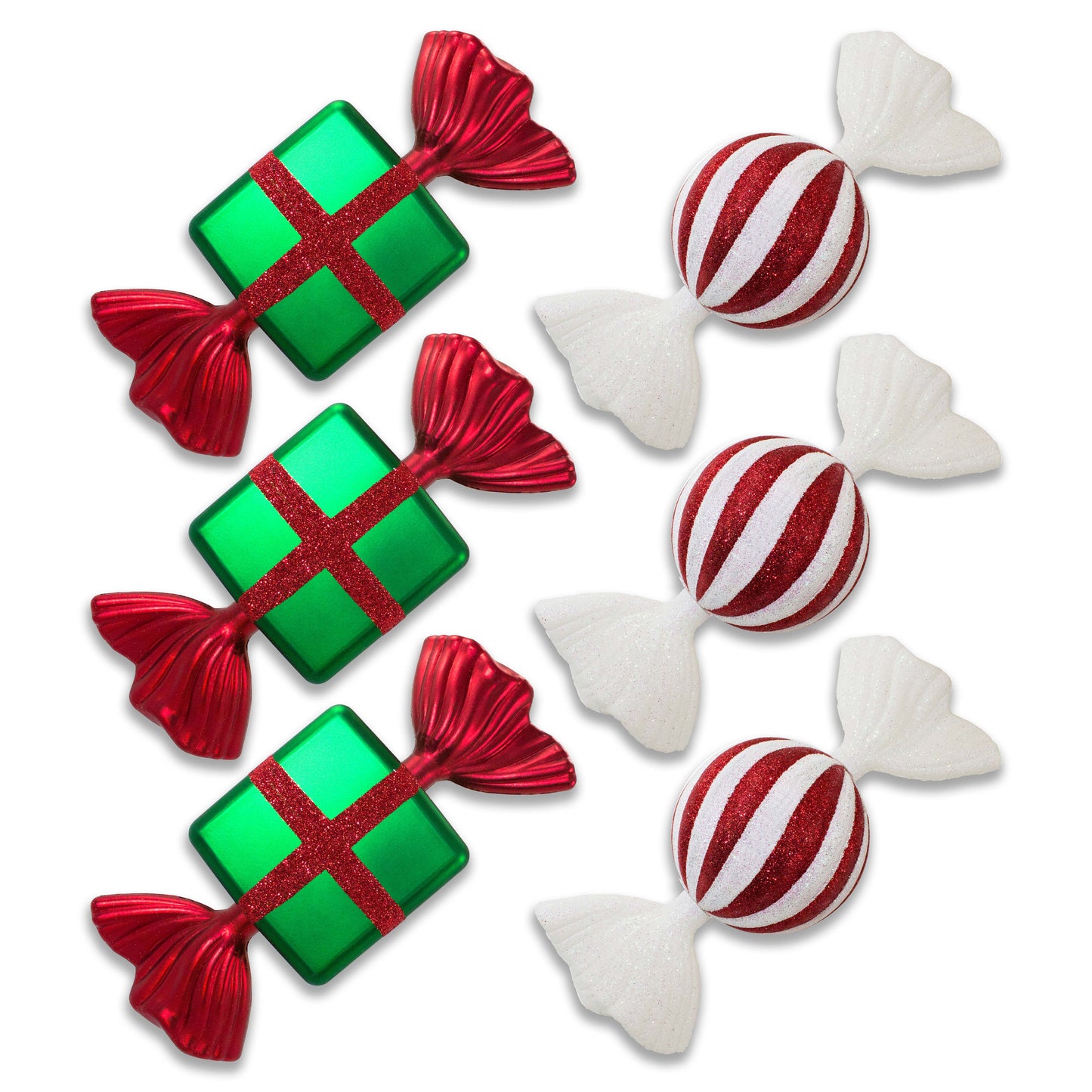 6 Pack of Assorted Candy Ornaments