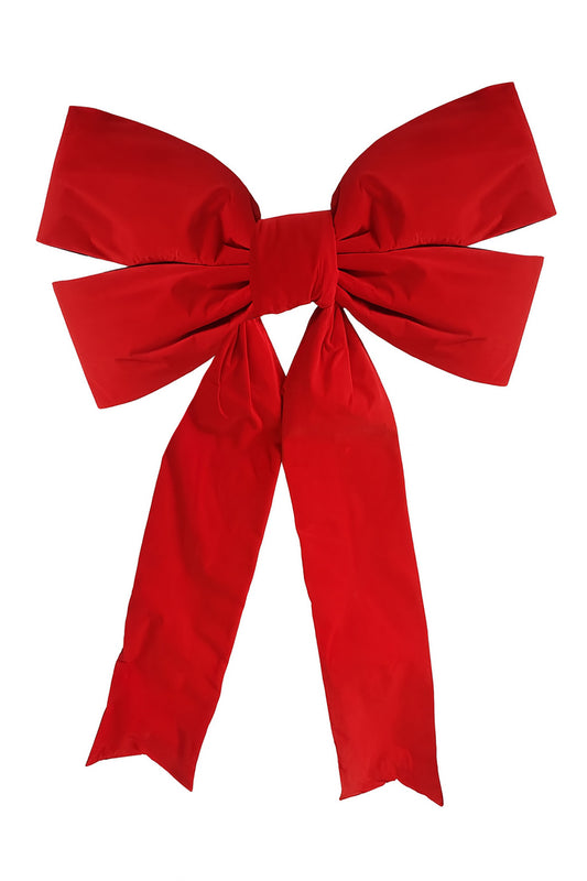 48" Red Bow