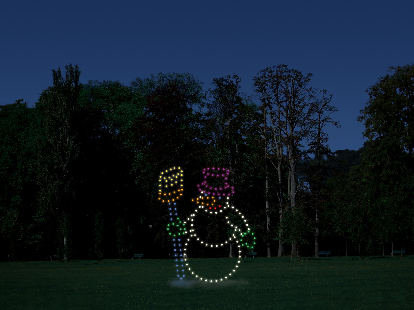 8' Snowman with Broom