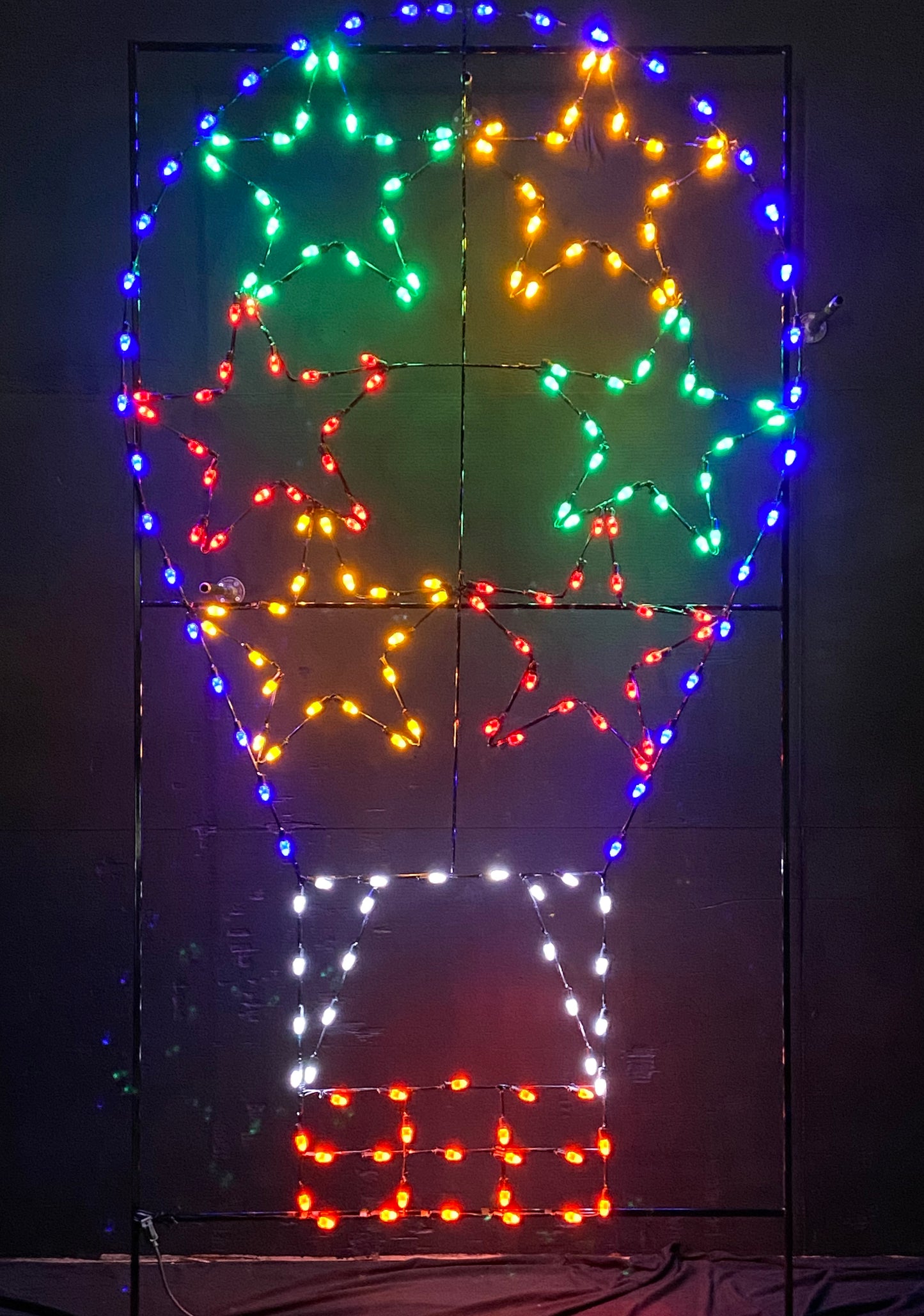 10' Hot Air Balloon With Stars