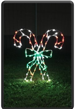 3' Double Candy Canes
