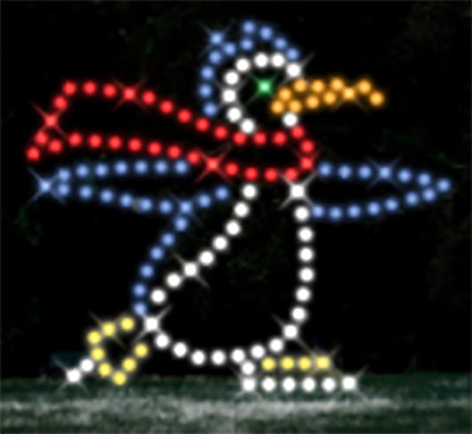 6' Skating Penguin with Red Scarf (Part of Set of 3)
