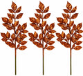 3 Pack of Copper Leafy Glitter Picks