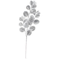 3 Pack of Silver Round Leaf Glitter Picks