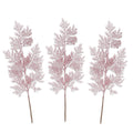 3 Pack of Light Pink Glitter Branch Picks