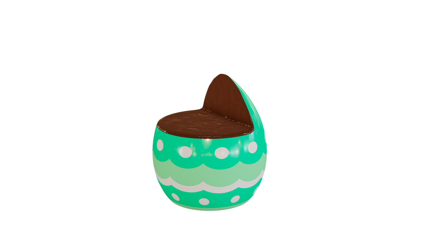 Green Easter Egg Chair