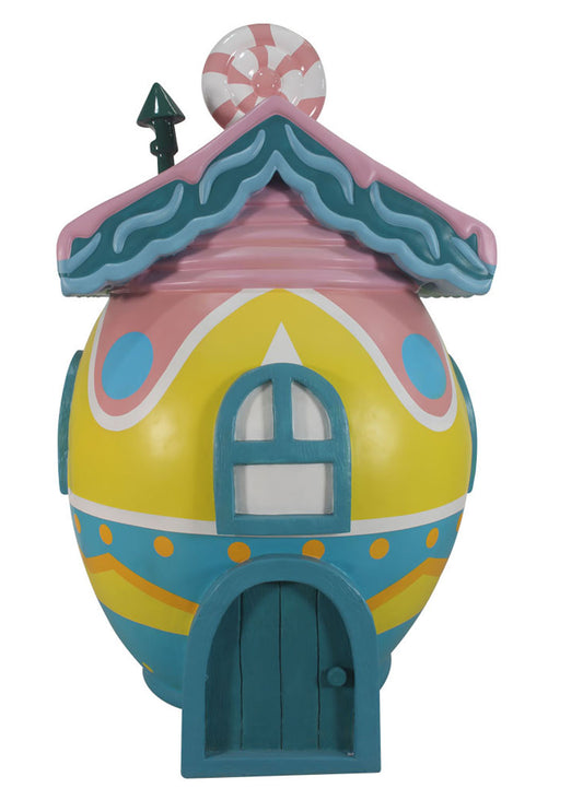 7.5' Easter House with Pink Roof