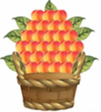 Basket of Peaches Throne