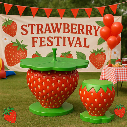 Strawberry Stool